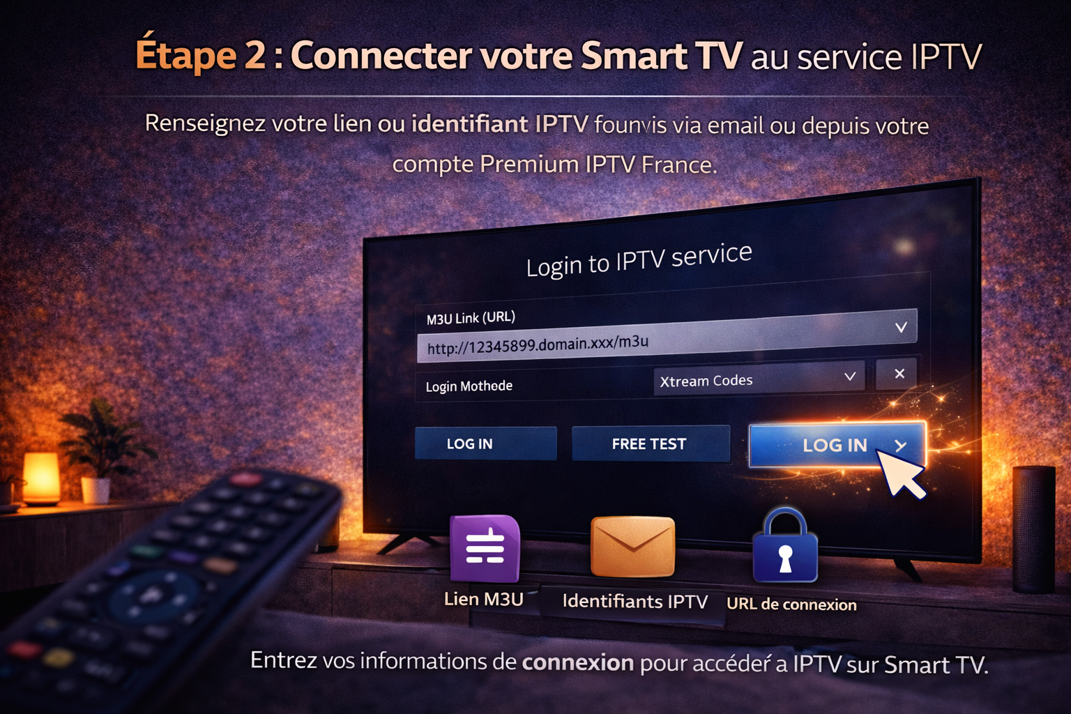 Configurer IPTV Smart TV
