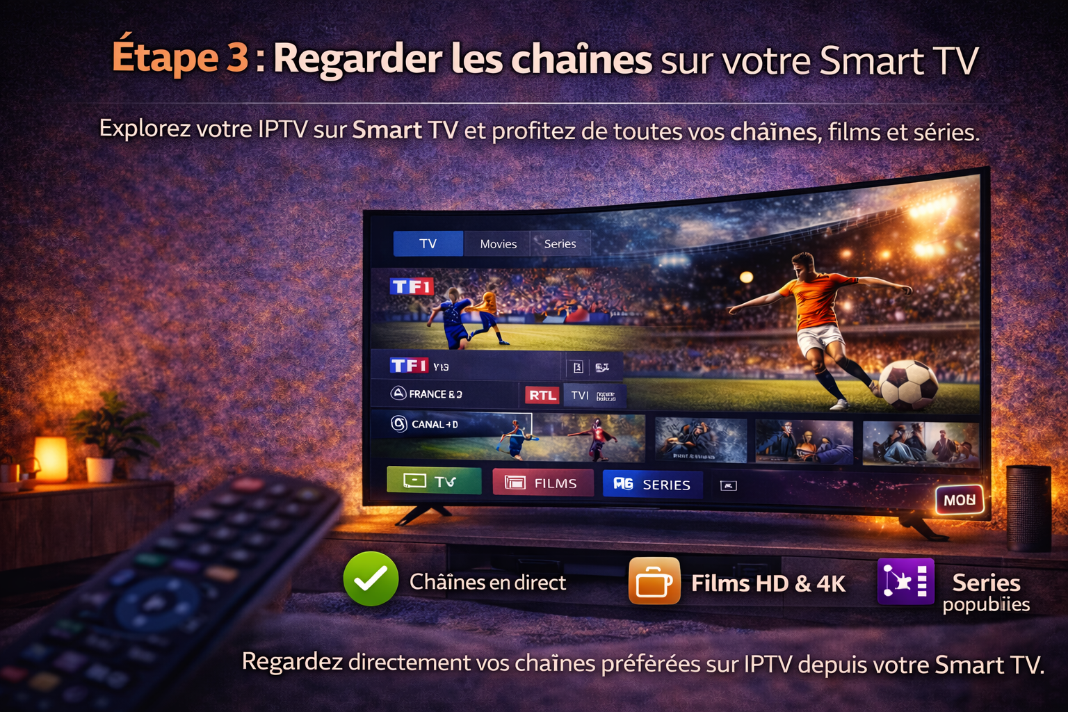 Regarder IPTV Smart TV