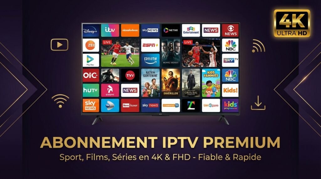 IPTV Premium avec chaînes HD est idéal pour un streaming HD stable, des chaînes variées et une meilleure alternative à la TV classique.