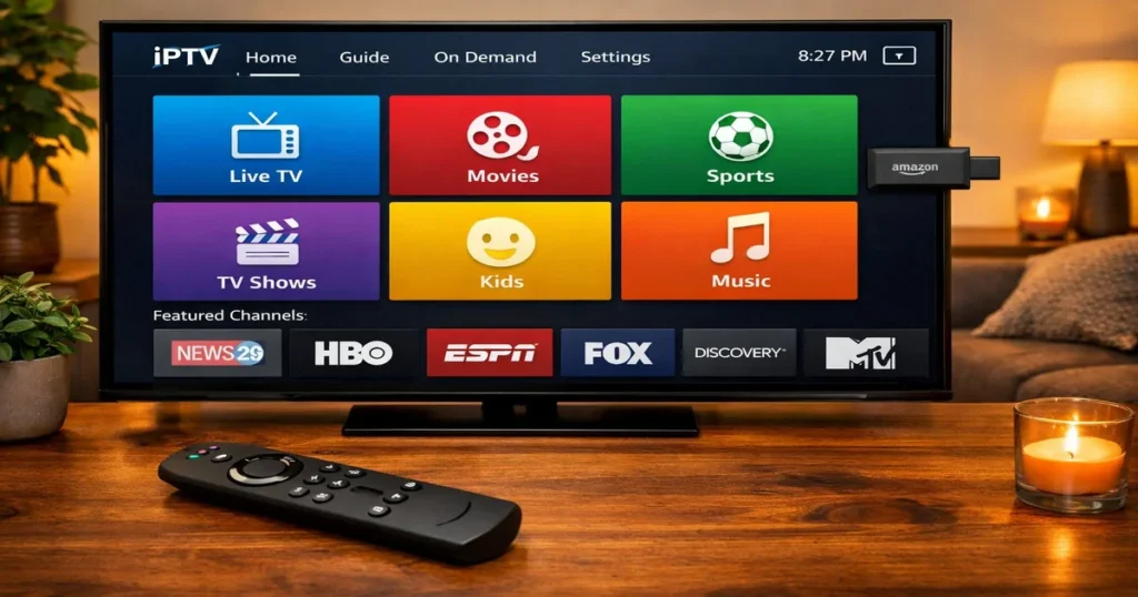 Apprenez à configurer IPTV pour Android / iOS / Firestick sans erreur. Étapes faciles pour accéder à vos chaînes et films en quelques minutes.