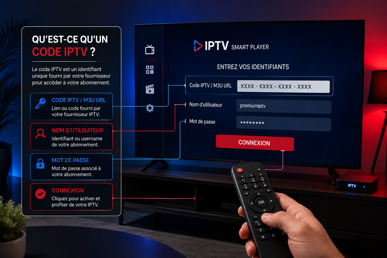 Activation et utilisation d'un Code IPTV en 2026 Comment utiliser et activer un Code IPTV en 2026